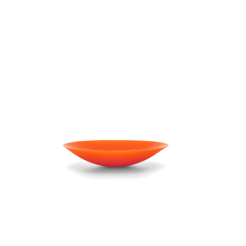 Noosa red minukini centered on a plain white background with a soft shadow underneath.